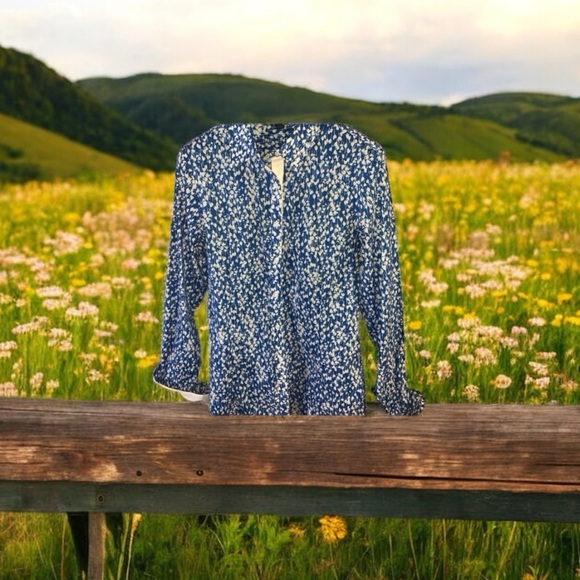 Like New, Brooks Brothers Cotton Poplin Button Down Cerulean Blue Shirt Size 6 - Picture 9 of 10